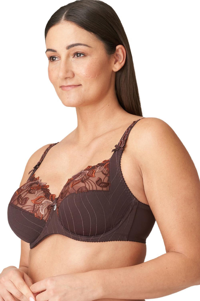 Prima Donna Deauville Full Cup Bra (Cup B-E), Ristretto (0161810)