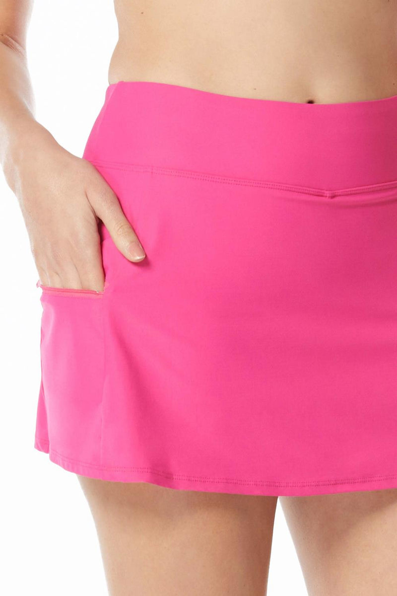 Beach House Emma Pull-On Swim Skort, Begonia (H58371)