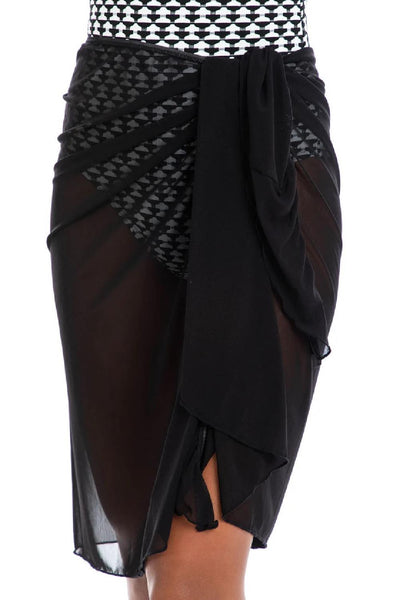 Togs Mesh Sarong Pareo SB13TH-OS Black