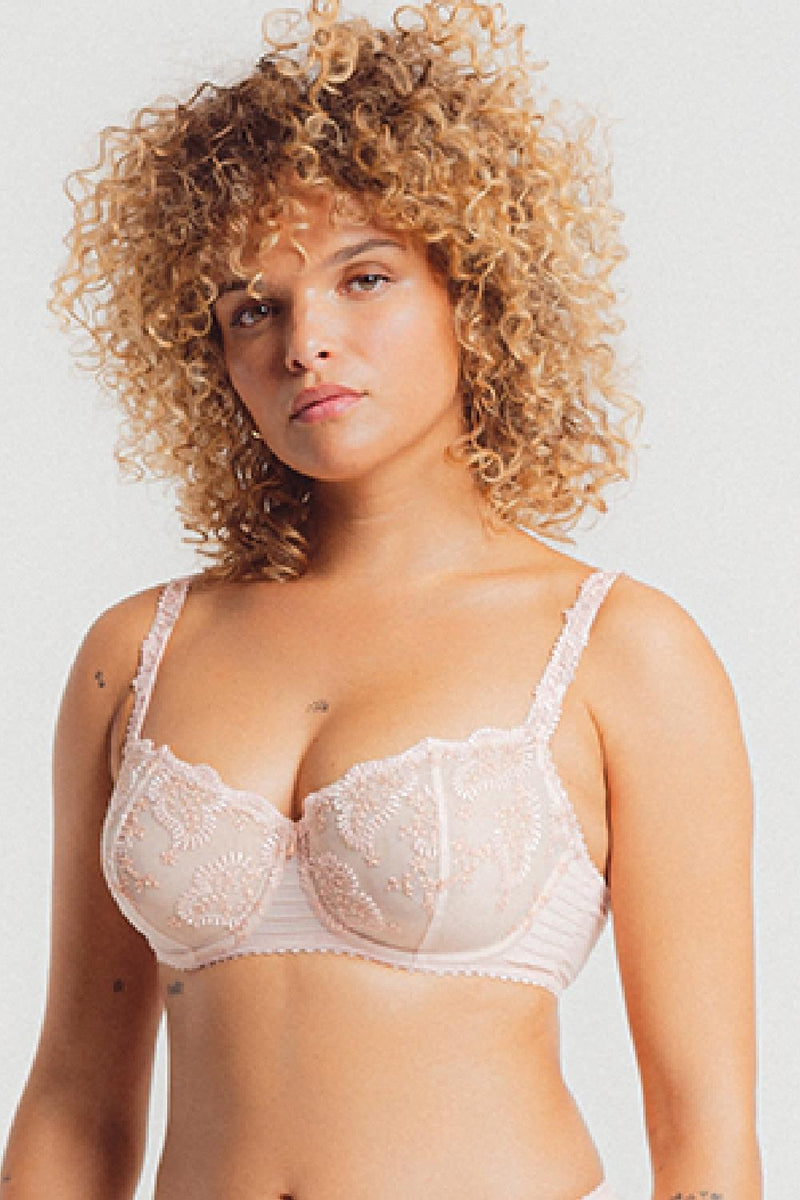 Louisa Bracq Élise Balconette Bra, Nude Rose (41904)