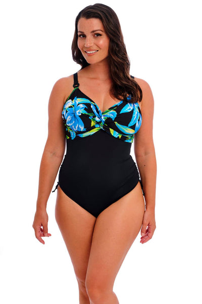 Fantasie Talm Beach Underwired Twist Front Swimsuit, Black (FS505031)