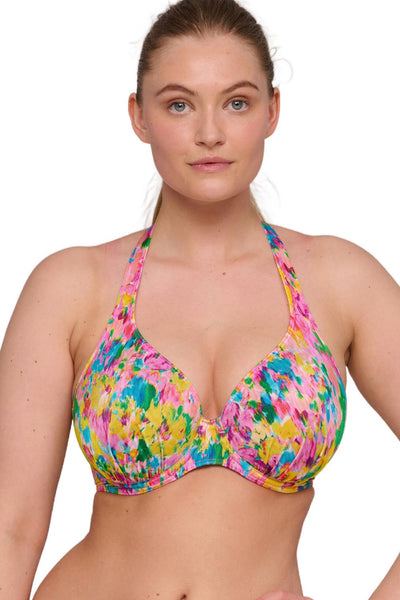 PrimaDonna Swim Ubud Half Padded Plunge Bikini Top, Sun Glow (4012219)