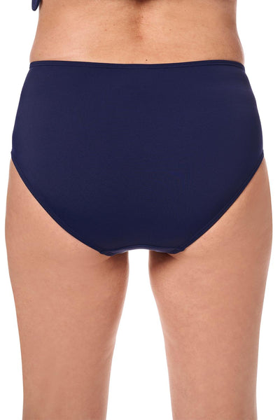 Amoena Thassos Medium Height Swim Bikini Briefs, Navy (71744)