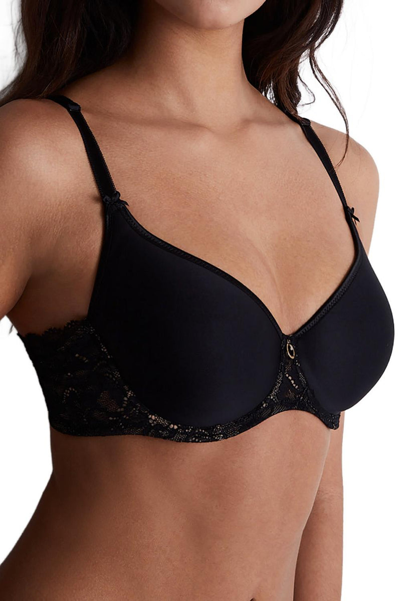 Aubade Rosessence T-Shirt Bra, Black (2K-09-02)