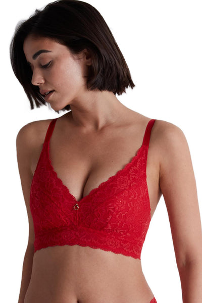 Aubade Rosessence Comfort Bralette, Rouge Gala (2K10-02)