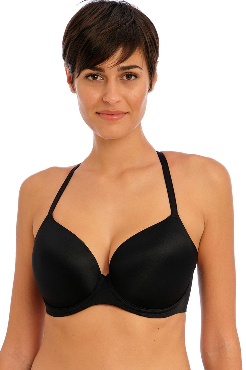 Freya Undetected Moulded Demi-Cup Bra, Black (AA401708)