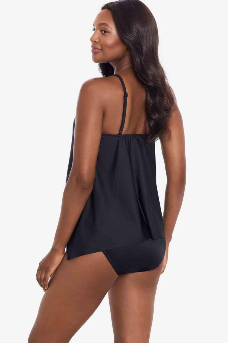 Miraclesuit Cappadocia Peephole Tankini Top, Black Multi (6552360)