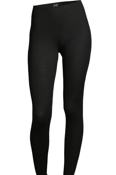 Oscalito Tubular Leggings with Lace, Black & Skin (3419)