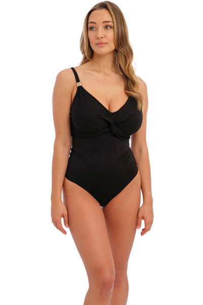 Fantasie Ottawa Twist Front Swimsuit, Black (FS6360)