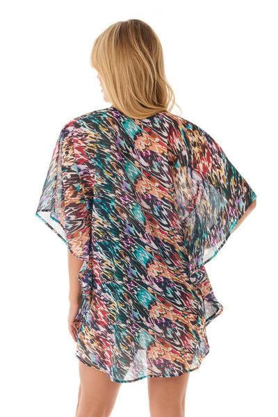 Take Cover Lace-Up Cover Up, Multi 5533104