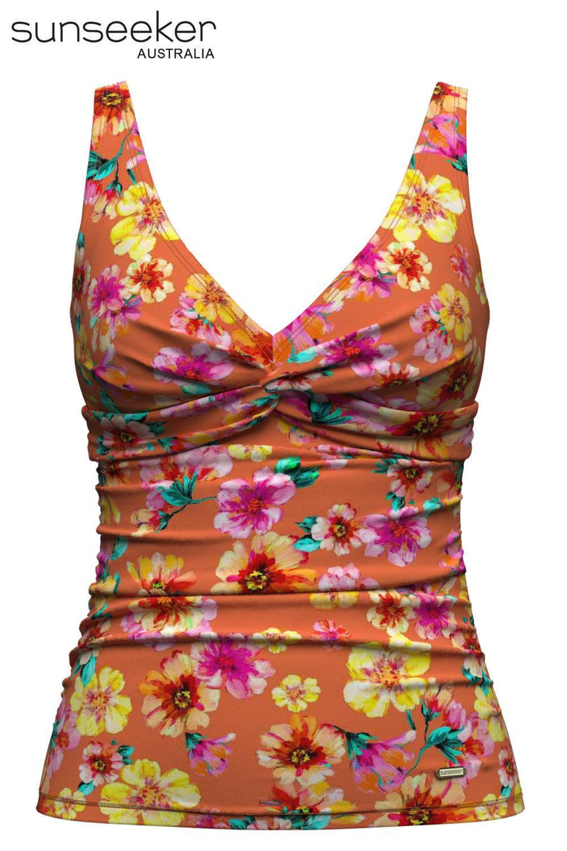 Sunseeker Vibrant Vacation Tankini, Spicy Orange (2231021)