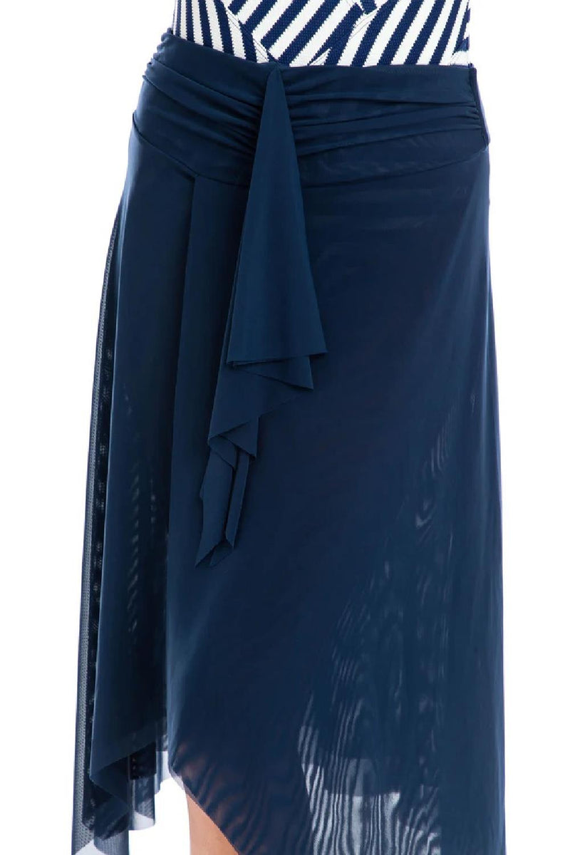 Togs Mesh Cover-up Frill Skirt SN14TH Navy