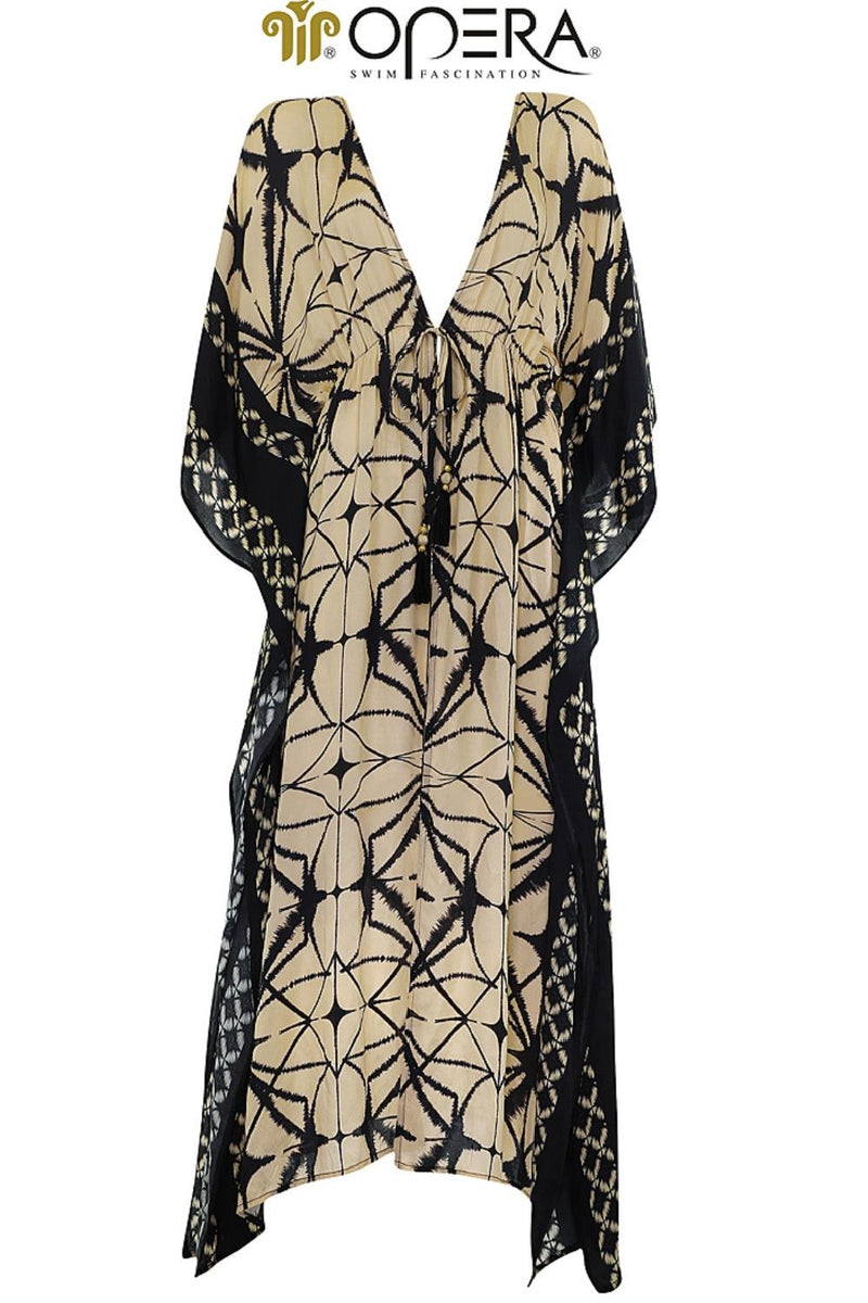 Sunflair Opera V-neck Kaftan, Black (63612)