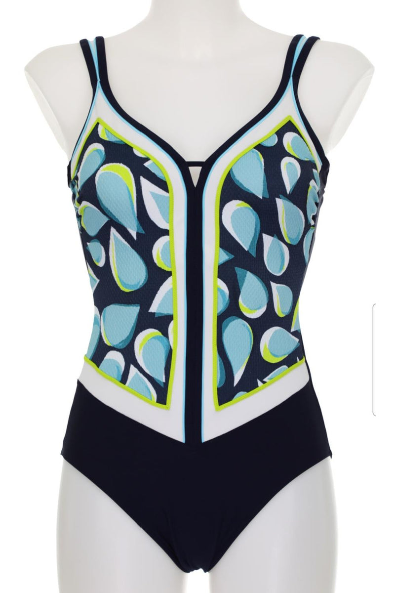 Sunflair Beauty Form Shapewear Swimsuit Night Blue / Turquoise (72132)