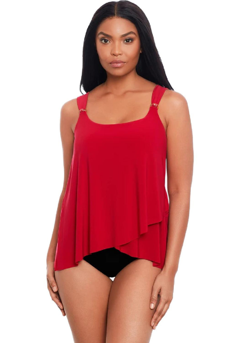 Miraclesuit Razzle Dazzle Tankini, Grenadine (6518626DD)