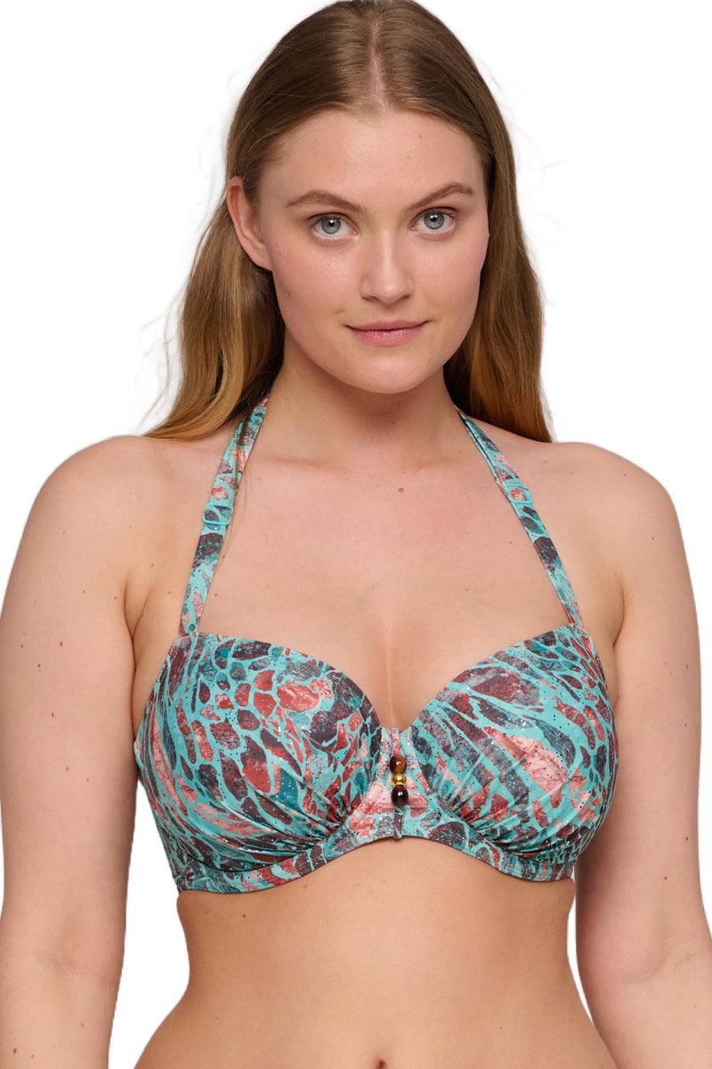 Prima Donna Riyad Full Swim Bikini, Turquoise Seas (4012810)