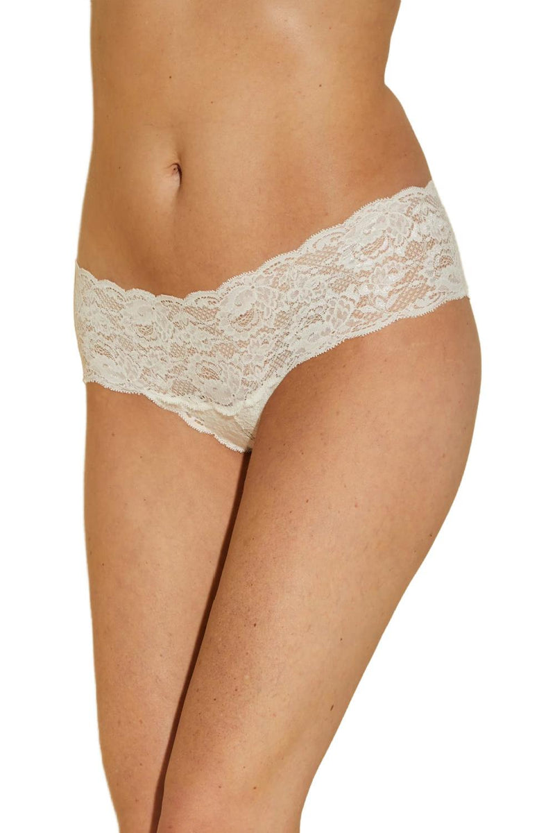 Cosabella Never Say Never Hottie Low Rise Boyshort, Moon Ivory (NEVER07ZL)