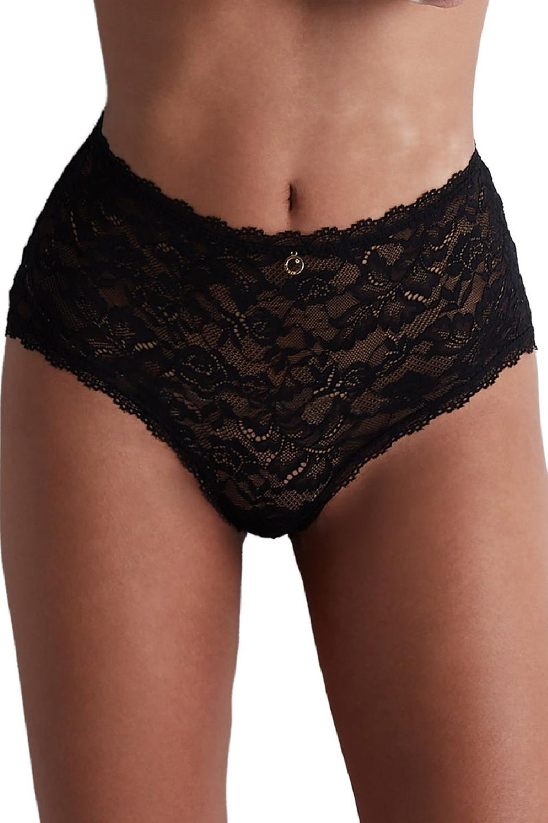 Aubade Rosessence High-waist Brief, Black (2K24)