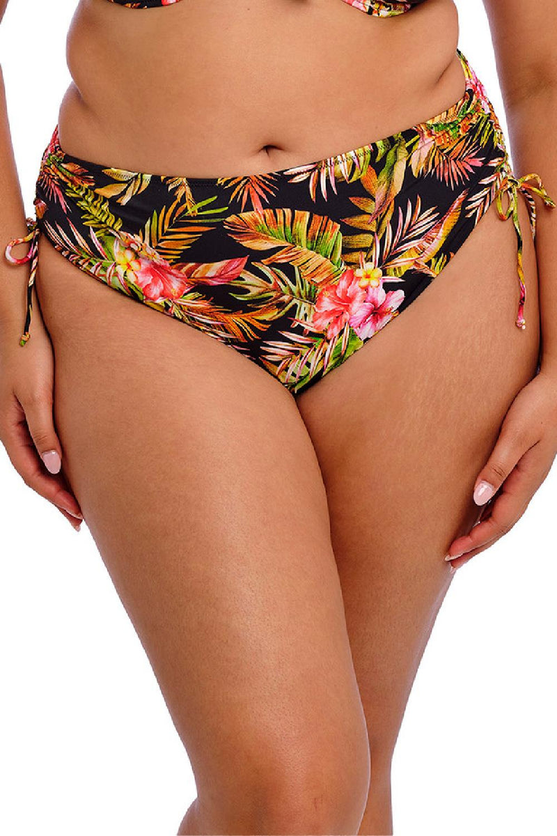 Elomi Tiger Valley Adjustable Swim Bottom, Black (ES802373)