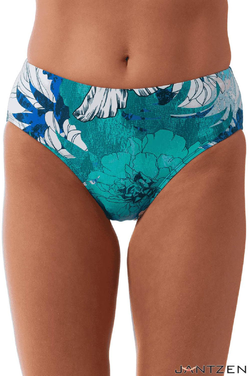 Jantzen Glowing Fields Judy Hipster Bottom, Cobalt (JZ25183H)