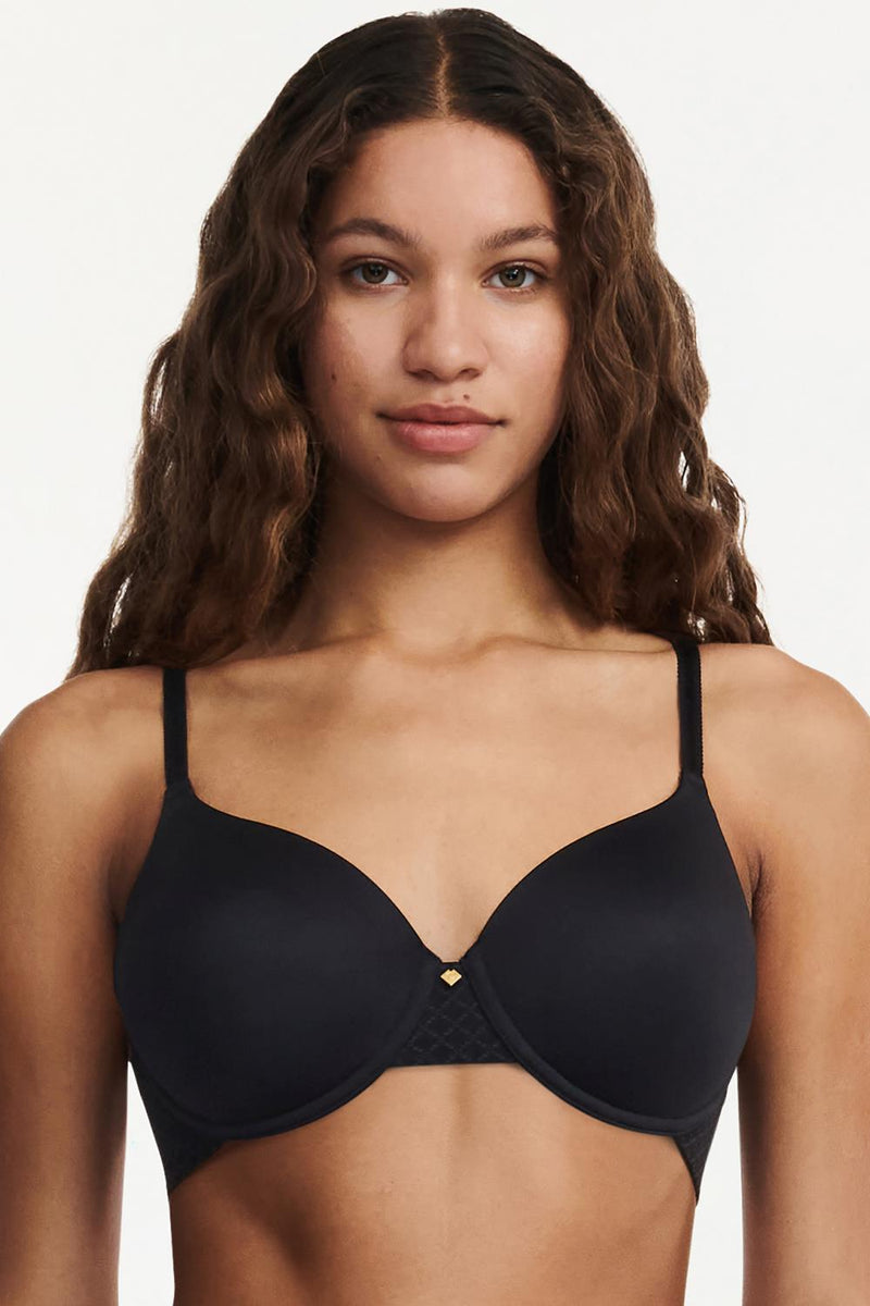 Chantelle Norah Chic Full Cup Flex T-Shirt Bra, Black (C16M6)