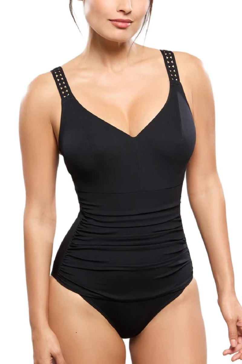 Empreinte Swim Mood Control Swimsuit, Black (2531VP)