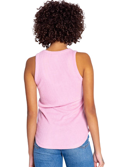 PJ Salvage Textured Essentials Tank Top RITETK- LILAC ROSE