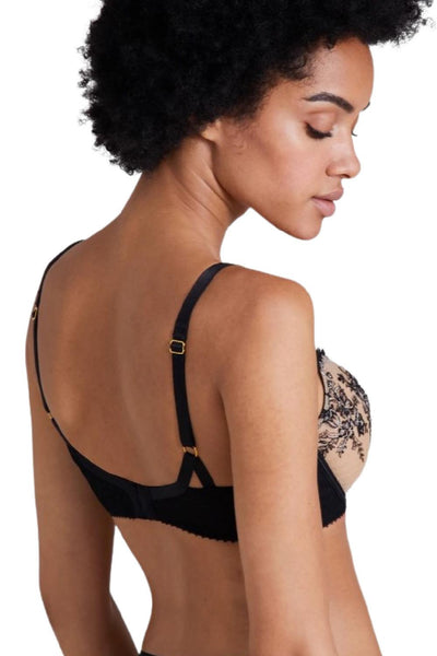 Aubade TRÉSOR INFINI Half Cup Bra, Black Magic (IDF14)