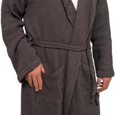 Pokoloko Wave Bamboo Robe TTWVR Charcoal