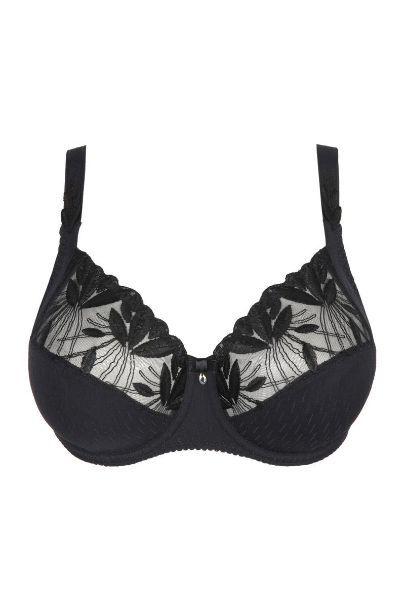 Prima Donna Orlando Full Cup Bra (Cup B-E), Charcoal (0163150)