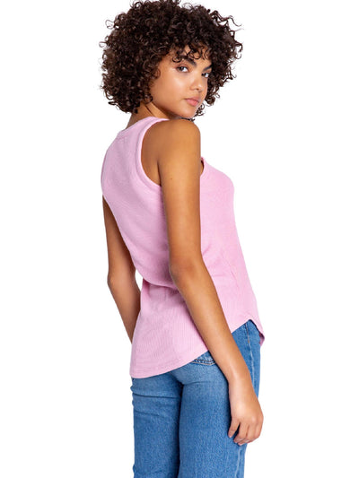 PJ Salvage Textured Essentials Tank Top RITETK- LILAC ROSE