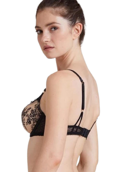 Aubade TRÉSOR INFINI Half Cup Bra, Black Magic (IDF14)