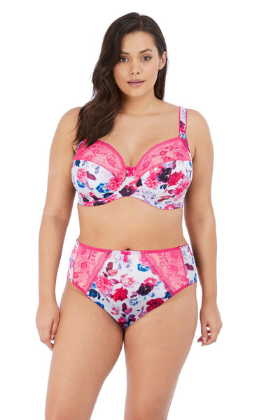 Elomi Morgan Stretch Banded Bra, Pink Floral (EL4110)