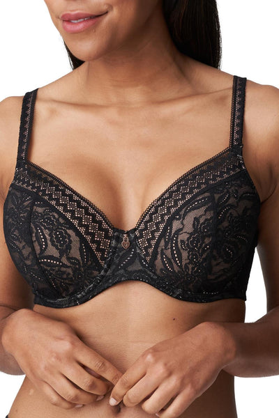 Prima Donna Twist Palermo Heart Shaped Bra, Black (0242090)