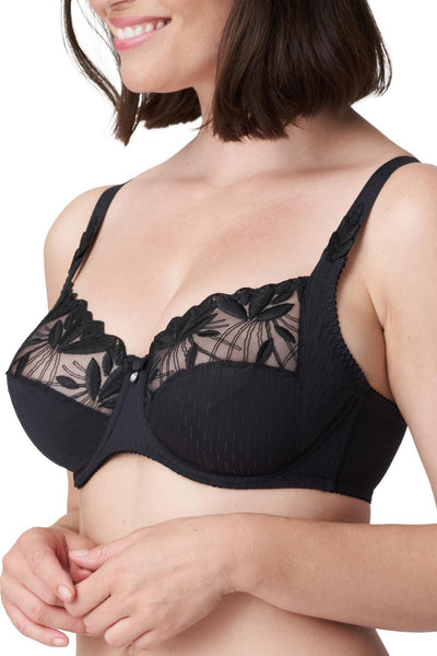 Prima Donna Orlando Full Cup Bra (Cup B-E), Charcoal (0163150)