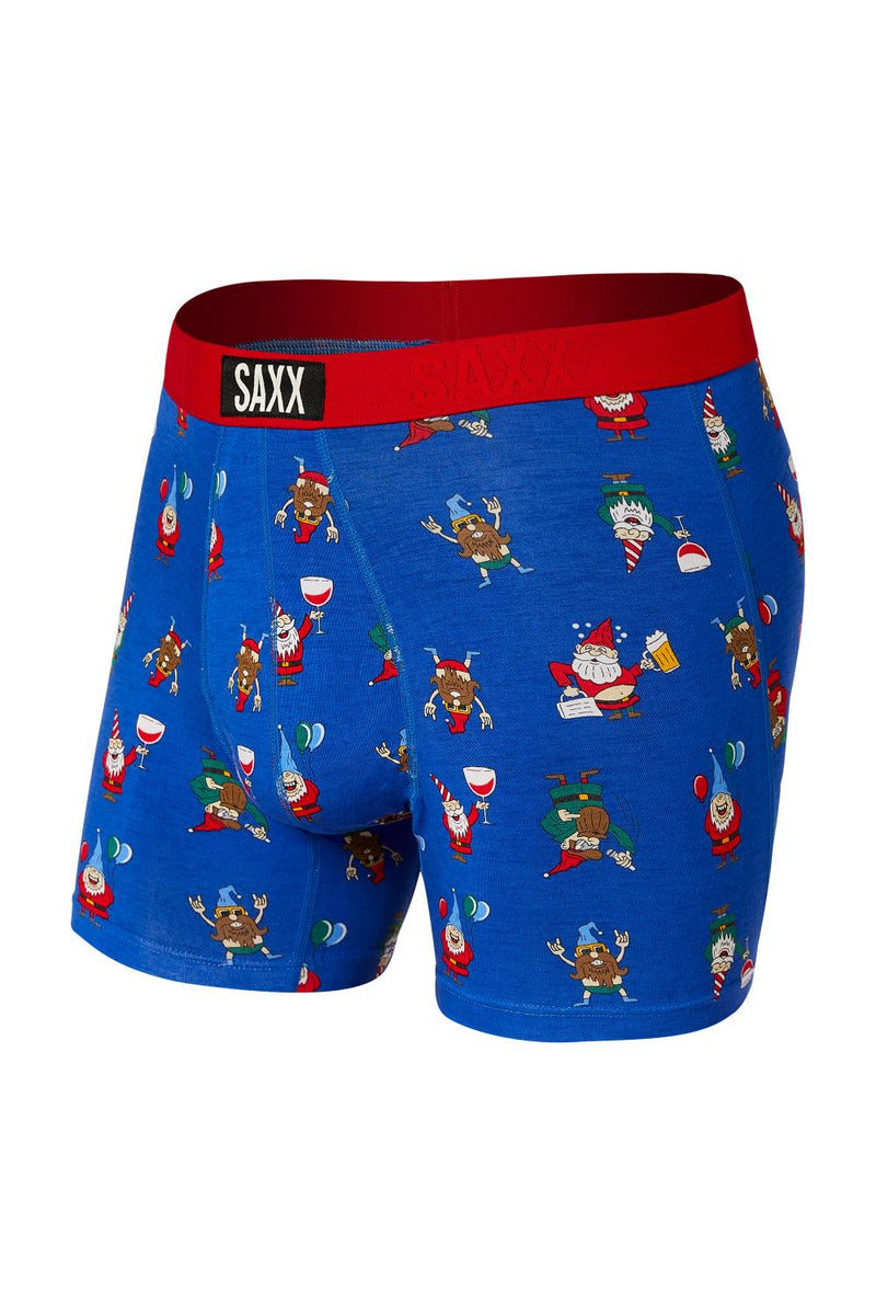 SAXX Vibe Boxer Brief SXBM35-PBG (Peak Blue Party Gnomes),